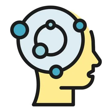 Head changes icon vector flat Stock Illustration