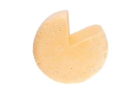 Head of cheese isolated Stock Photos
