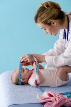 Head circumference Stock Photos