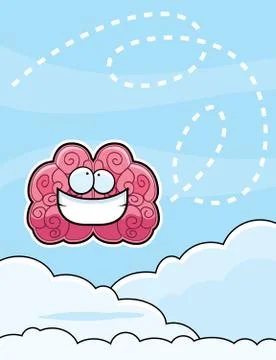 Head in Clouds Stock Illustration