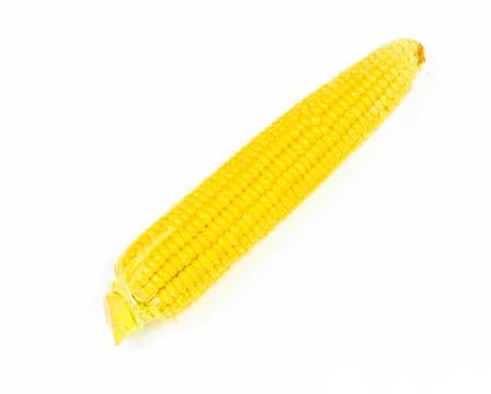 Head of corn isolated on white background Stock Photos