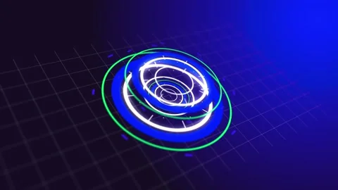 A head-up display also known as HUD animation 스톡 동영상 170709309