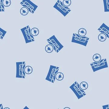 Head up display hud augmented reality glyph seamless pattern イラスト素材