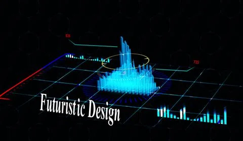 Head-up displays navigation elements of the city for the Internet and applica Stock Illustration