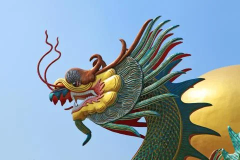 Head of Dragon Stock Photos