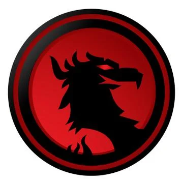 Head eagle symbol Stock Illustration