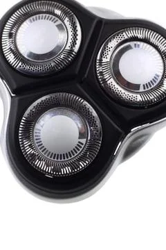 The head of an electric shaver Stock Photos