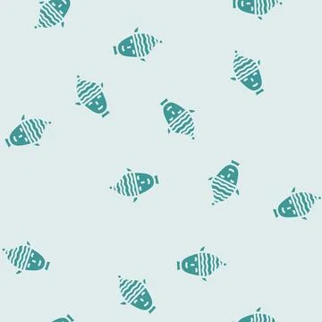 Head elf funny glyph vector seamless pattern Stock Illustration