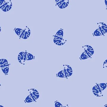 Head elf little glyph vector seamless pattern 스톡 일러스트
