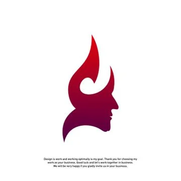 Head Fire logo concept, Mind fire logo, spirit mindset logo, flame head logo  Illustration