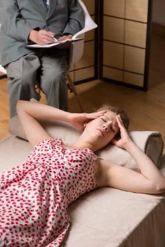 Head full of problems Stock Photos