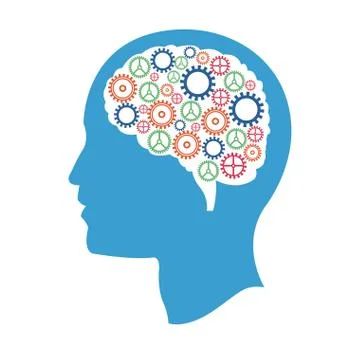 Head gears idea creativity 스톡 일러스트