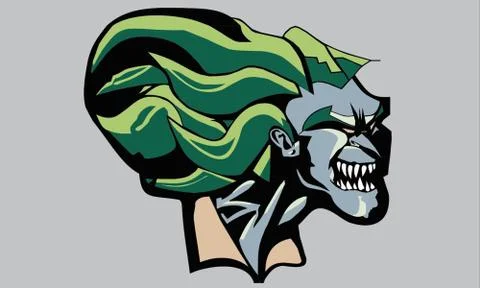 Head grafit Stock Illustration