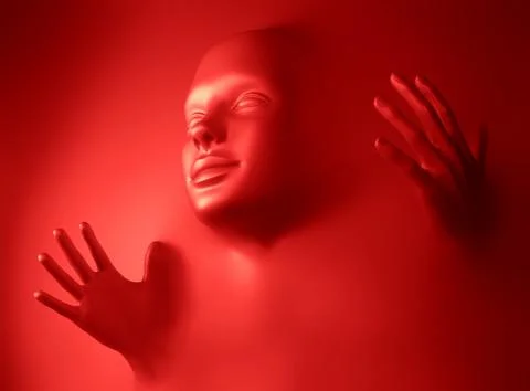 Head Hands Stock-Illustration