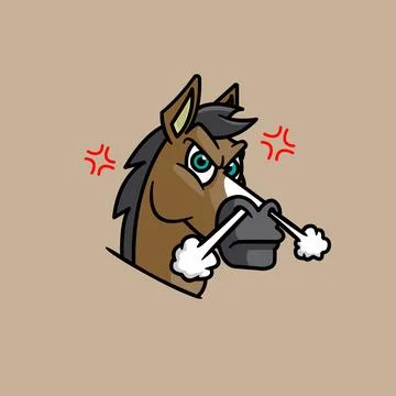 Head Horse Stock Illustration
