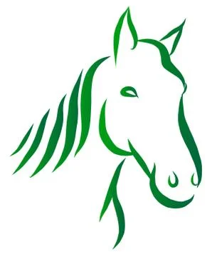 Head of horse vector Stock Illustration