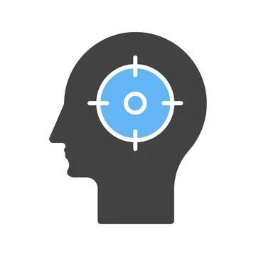 Head Hunting icon vector image. Stock Illustration