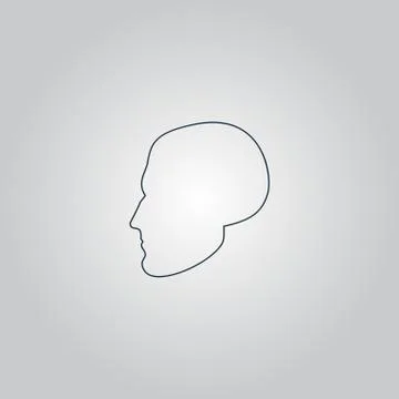 Head icon Stock Illustration