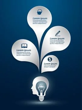 Head idea Stock Illustration