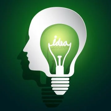 Head idea Stock Illustration