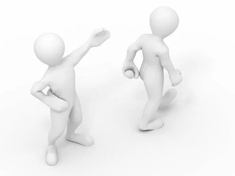 Head kicks slave. 3d Head kicks slave. 3d Copyright: xZoonar.com/MaksymxYe... Stock Photos