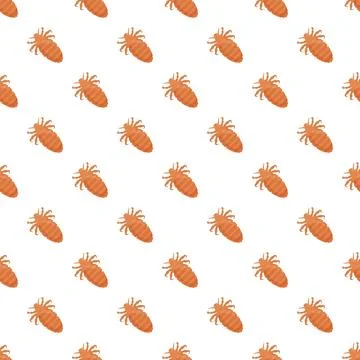 Head lice pattern illustrating parasitic infestation and pest control Ilustración de archivo