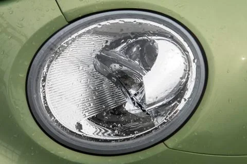 Head lights of a car Stock Photos