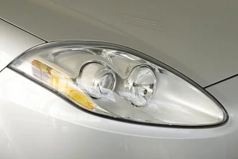 Head lights of a car Stock Photos