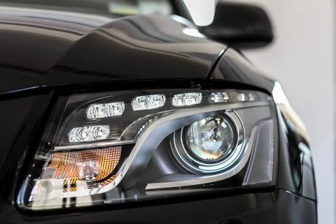 Head lights Stock Photos