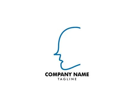 Head Logo abstract design vector template Stock-Illustration