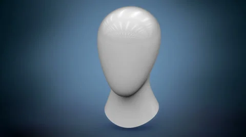 Head. Looping. Alpha channel included. Stock Footage 36757381