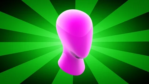 The head. Looping footage has 4K resolution. 3D Illustration. Stock Footage 115956523