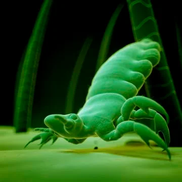 Head louse, illustration Stock Illustration