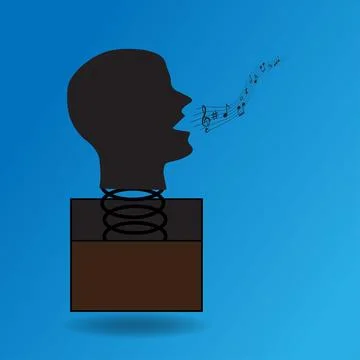 Head of a man Stock Illustration