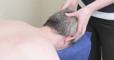 Head massage Stock Footage 234967545