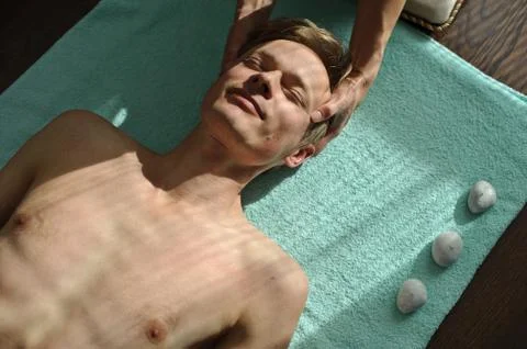 Head massage Stock Photos