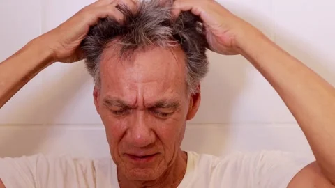 Head Massage in Slow Motion Stock Footage 263493791