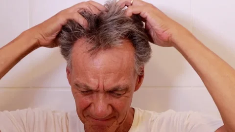 Head Massage in Slow Motion Video stock 263494943