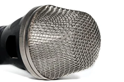 The head of the microphone Stock Photos