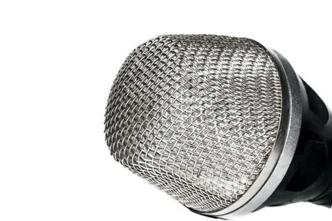 The head of the microphone Stock Photos