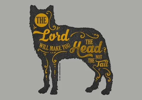 Head Not The Tail Stock Illustration