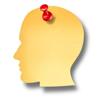 Head Notes Stockillustratie