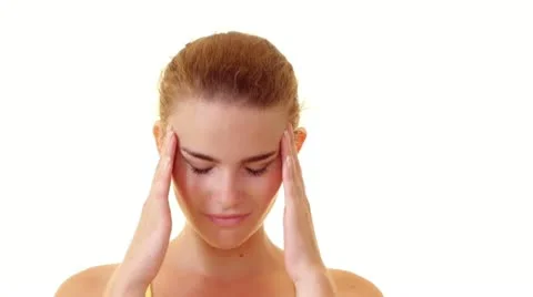 Head pain Stockbeeldmateriaal 11322425