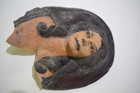 The head part of a sculptor Stock Photos