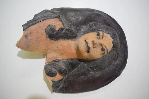The head part of a sculptor Stock Photos