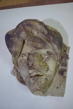 The head part of a sculptor Stock Photos