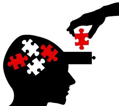 Head problem solving Illustrazione stock