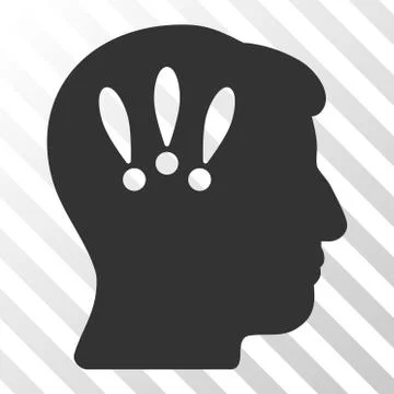 Head Problems Vector Icon 스톡 일러스트