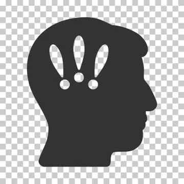 Head Problems Vector Icon 스톡 일러스트