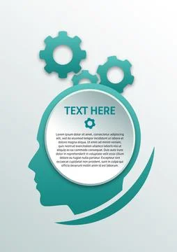 Head process design Stock Illustration